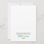 Holiday Gift Feiertagskarte (Rückseite)