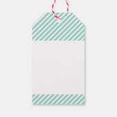 HOLIDAY GIFT niedliche, farbenfrohe Weihnachtsgesc Geschenkanhänger (Rückseite)