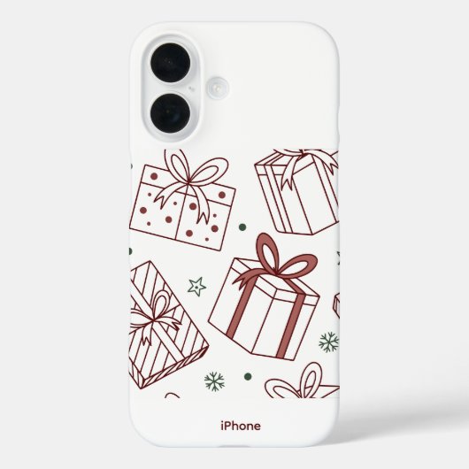 "Holiday Gift" Premium iPhone 16 Fall Case-Mate iPhone Hülle (Rückseite)
