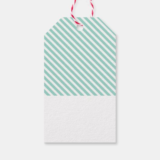 HOLIDAY GIFT sei fröhlich fröhlich fröhlich bunte Geschenkanhänger (Rückseite)