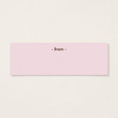 HOLIDAY GIFT TAG :: modernista snowflake L4 (Rückseite)