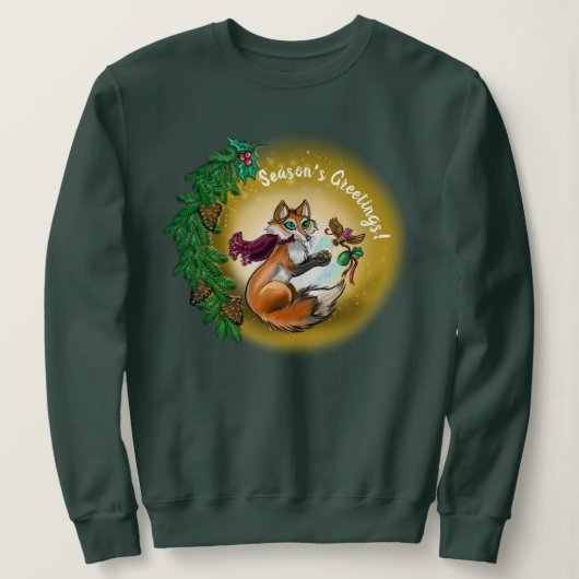 Holiday gifting Fox Sweatshirt (Design vorne)