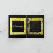 Holiday Gilt Folded Grußkarte Karte (Innenseite)