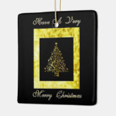 Holiday Gilt Keramikornament (Links)