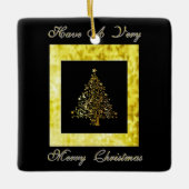 Holiday Gilt Keramikornament (Vorderseite)