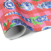 Holiday Ginger Jars Geschenkpapier (Rolleneckpunkt)