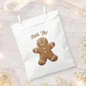 Holiday Gingerbread Cookie Vielen Dank Geschenktütchen (Ausgeschnitten)