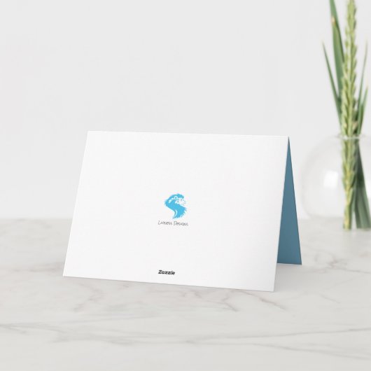 Holiday Gingerbread House Feiertagskarte (Rückseite)