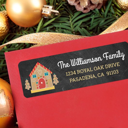 Holiday Gingerbread House Niedlich Chalkboard Scri