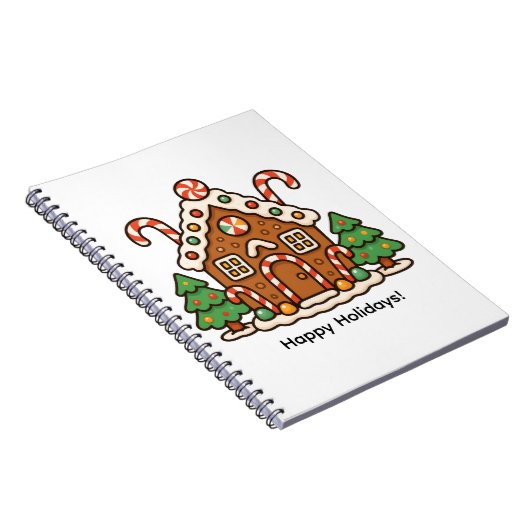 Holiday Gingerbread House Notizblock (Rechte Seite)