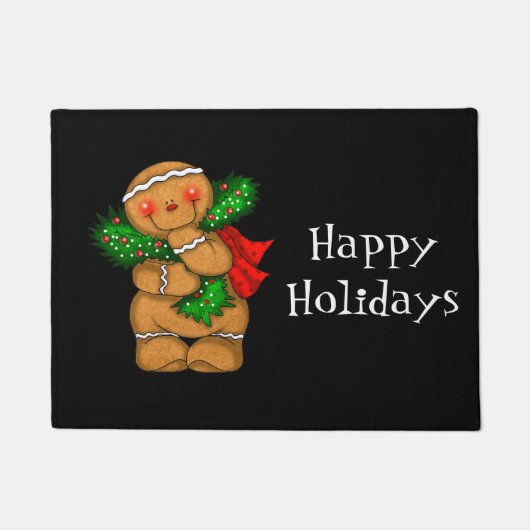 Holiday Gingerbread Man Doormat Fußmatte (Vorderseite)