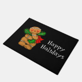 Holiday Gingerbread Man Doormat Fußmatte (Schrägansicht)