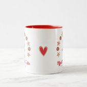 Holiday Gingerbread Man Offiziell Cookie Taster Zweifarbige Tasse (Mittel)