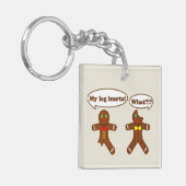 Holiday Gingerbread Spaß Schlüsselanhänger (Vorderseite links)