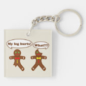 Holiday Gingerbread Spaß Schlüsselanhänger (Rückseite)