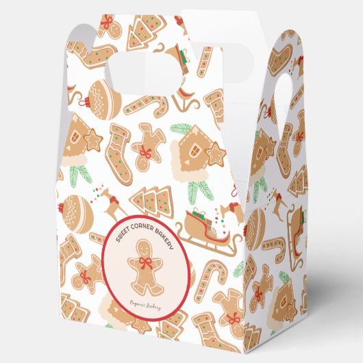 Holiday Gingerbrot Backen Kochen Utensil Bäckerei Geschenkschachtel (Geöffnet)