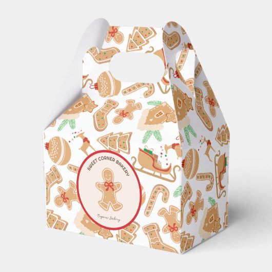 Holiday Gingerbrot Backen Kochen Utensil Bäckerei Geschenkschachtel (Vorderseite)