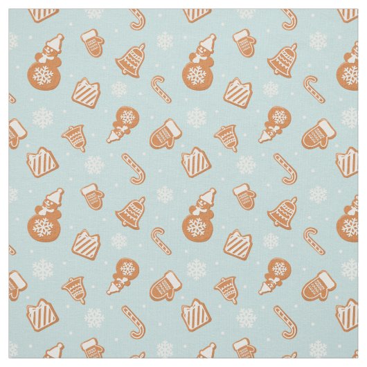 Holiday Gingerbrot Cookie Pattern Stoff (Muster)