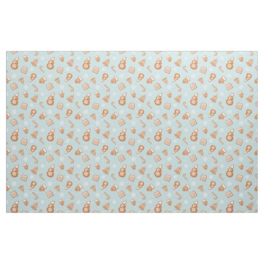 Holiday Gingerbrot Cookie Pattern Stoff (Fat Quarter (45,7 x 55,9 cm))