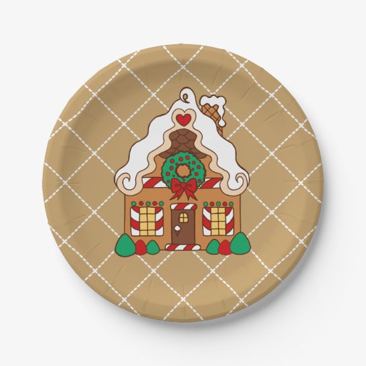 Holiday Gingerbrot House Party Paper Teller (Vorderseite)