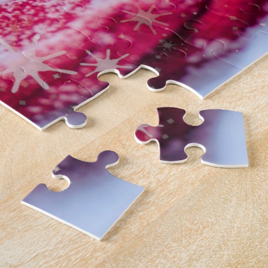 Holiday Gingerbrot im Schnee-Foto Puzzle (Seite)