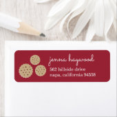 Holiday Gingernap Cookie Rücksendeadresse (Insitu)