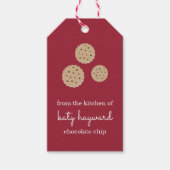 Holiday Gingernap Personalisiert Cookie Geschenkanhänger (Vorderseite)