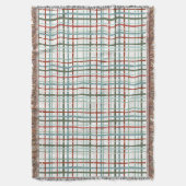 Holiday Gingham - Friedlich Decke (Vorderseite Vertikal)