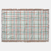 Holiday Gingham - Friedlich Decke (Vorderseite)
