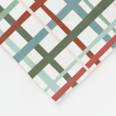 Holiday Gingham - Friedlich Fleecedecke (Ecke)