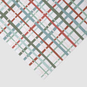 Holiday Gingham - Friedlich Seidenpapier (Detail)