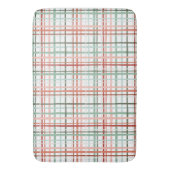Holiday Gingham - fröhlich Badematte (Vorderseite Vertikal)
