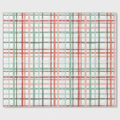 Holiday Gingham - fröhlich Geschenkpapier (Flach)