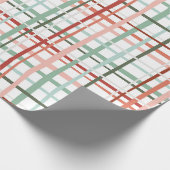 Holiday Gingham - fröhlich Geschenkpapier (Ecke)