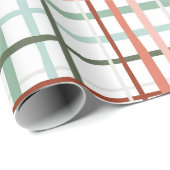 Holiday Gingham - fröhlich Geschenkpapier (Rolleneckpunkt)