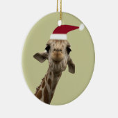 Holiday Giraffe Keramik Ornament (Rechts)