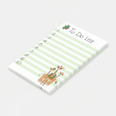 Holiday Giraffe Post-it Klebezettel (angewinkelt)