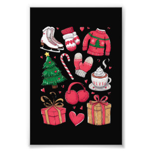 Holiday Girls Cute Kostüm Weihnachten Fotodruck