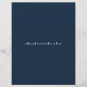 Holiday Glamour Open House Flyer Einladung (Hinten)