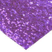 Holiday Glitzer Lila Bling Funkelnd Chic Kurzer Tischläufer (Ecke)