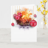 Holiday Glow Business Grußkarte Karte (Gelbe Blume)