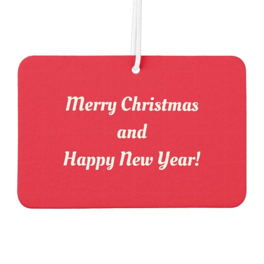 Holiday Gnome Air Freshener Autolufterfrischer (Rückseite)