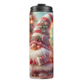 Holiday Gnome mit Geschenken Thermosbecher (Vorderseite)