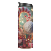 Holiday Gnome mit Geschenken Thermosbecher (Nach rechts gedreht)