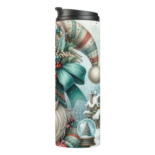 Holiday Gnome mit Long Hat Thermosbecher (Nach rechts gedreht)