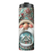 Holiday Gnome - Schneeglobe Thermosbecher (Vorderseite)