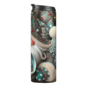 Holiday Gnome - Schneeglobe Thermosbecher (Nach rechts gedreht)