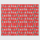 Holiday Gnome Wrapping Paper, Funny Christmas Gesc Geschenkpapier (Flach)