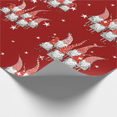 Holiday Gnomes Geschenkpapier (Ecke)