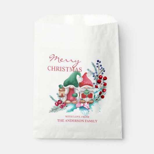 Holiday Gnomes Geschenktütchen (Vorderseite)
